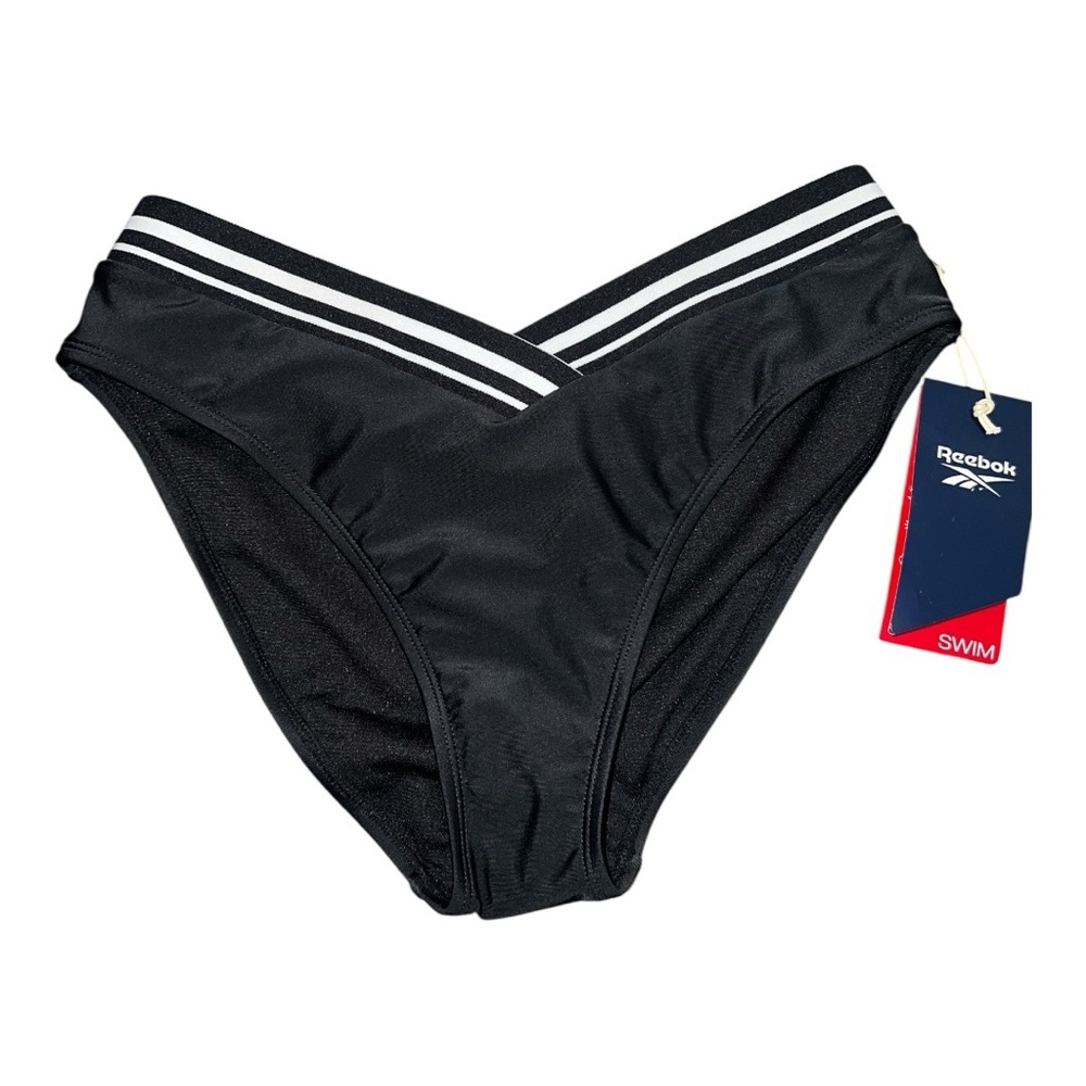 Reebok Black Bikini Swim Bottoms NWT